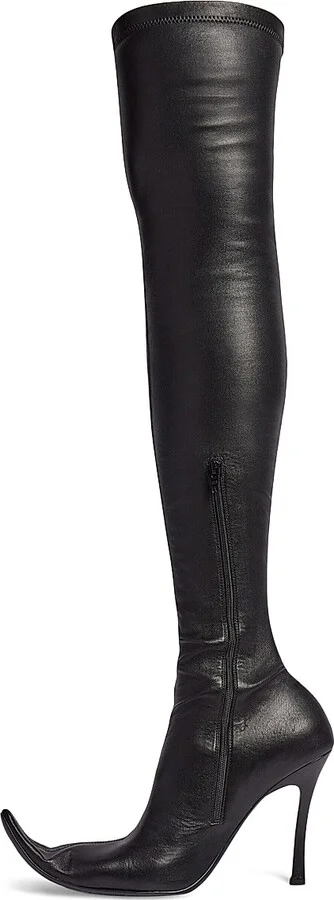 Women's Poulaine Boots - Black - Size 7 - Image 5
