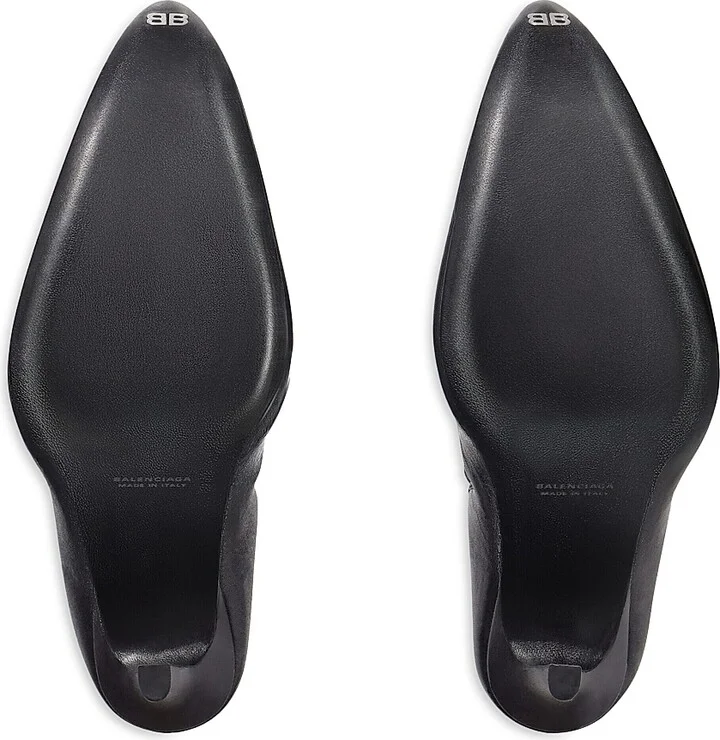 Women's Poulaine Boots - Black - Size 7 - Image 7