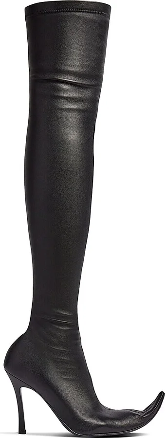 Women's Poulaine Boots - Black - Size 7