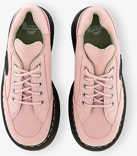 Womens Powder Pink Buzz 5 Eye Leather Shoes Eur 38/5 Uk Women - Image 2