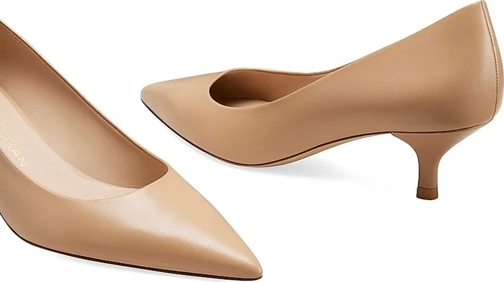 Women's Power 50MM Leather Pumps - Adobe - Size 10 - Image 4
