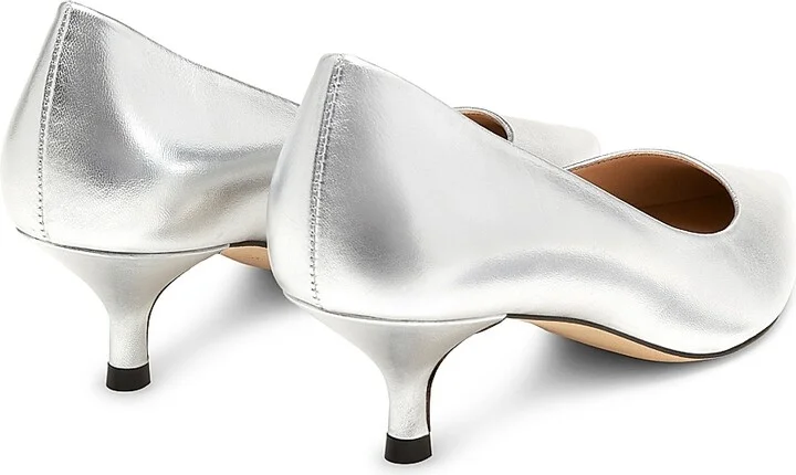 Women's Power 50MM Metallic Leather Pumps - Light Gold - Size 10 - Image 6