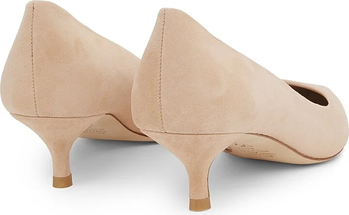 Women's Power 50MM Suede Kitten-Heel Pumps - Black - Size 5 - Image 6