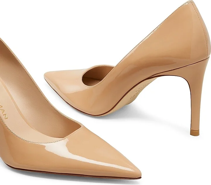 Women's Power 75MM Patent Leather Pumps - Adobe - Size 10 - Image 4