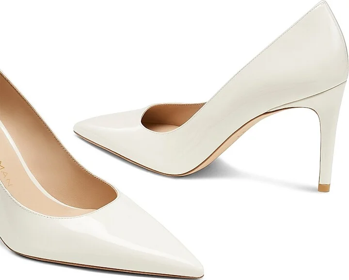 Women's Power 75MM Patent Leather Pumps - Adobe - Size 10 - Image 7