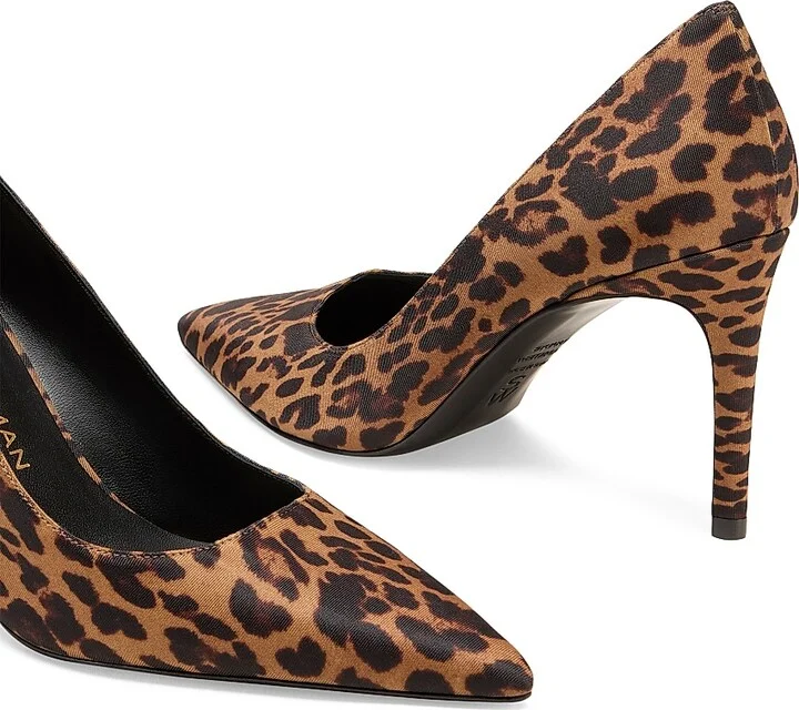 Women's Power 85MM Leopard-Printed Pumps - Classic - Size 10 - Image 4