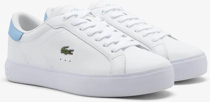 Women's Powercourt Graphic Leather Sneakers - Image 2