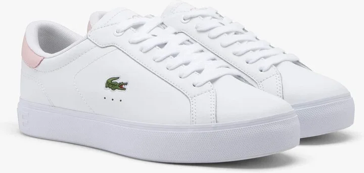 Women's Powercourt Graphic Leather Sneakers - Image 3