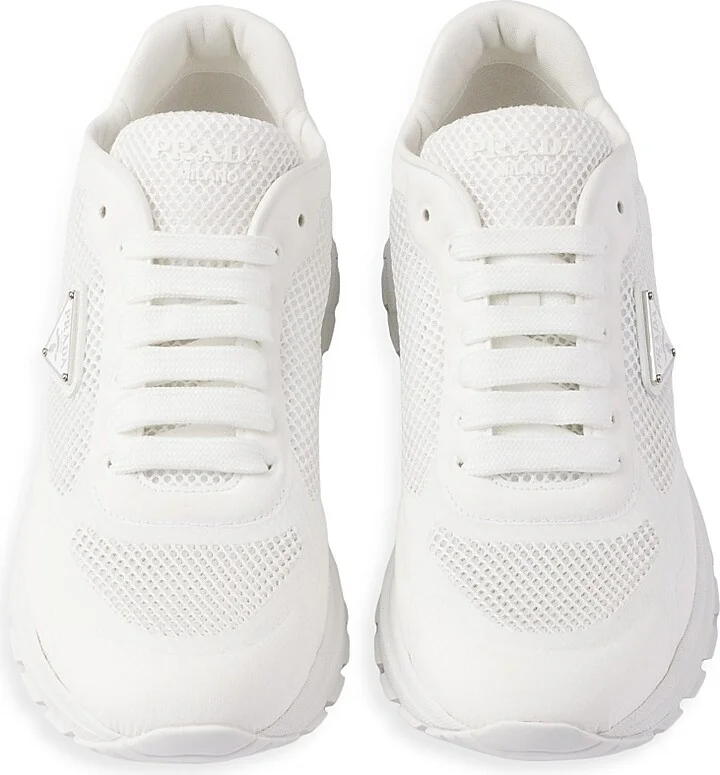 Women's Prax 2.0 Fabric and Mesh Sneakers - White - Size 7 - Image 2