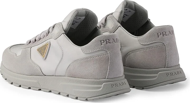 Women's Prax 2.0 Re-Nylon and Suede Sneakers - Orange - Size 4.5 - Image 11