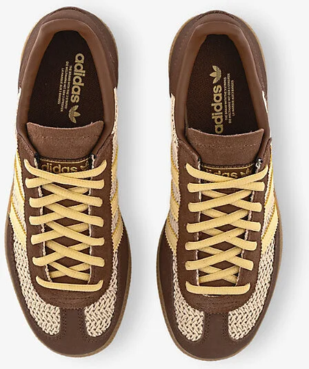 Womens Preloved Brown Orange Ti Handball Spezial Suede Low-Top Trainers Eur 37.5 / 4.5 Uk Women - Image 2