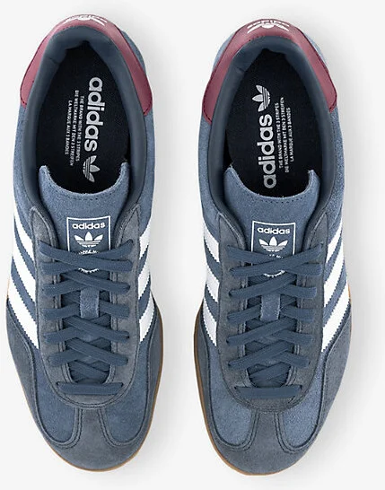 Womens Preloved Ink Gazelle Indoor Suede Low-Top Trainers 9.5 - Image 2