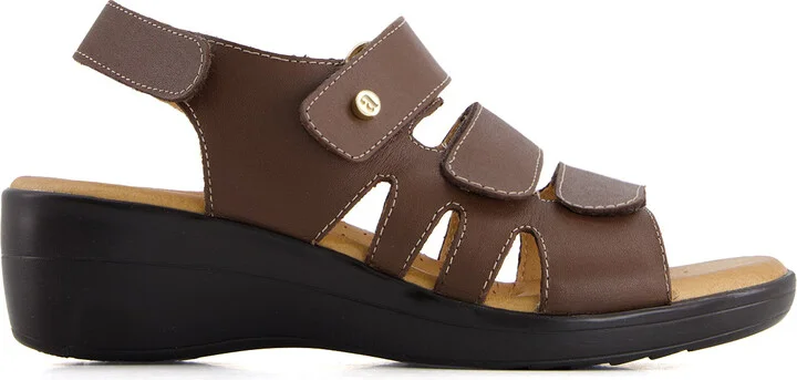 Women's Premium Comfort Wedge Fisherman Leather Sandals