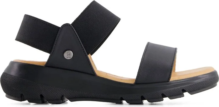 Women's Premium Leather Sandals In Black