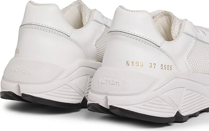 Women's Premium Runner Low-Top Sneakers - White - Size 5 - Image 3