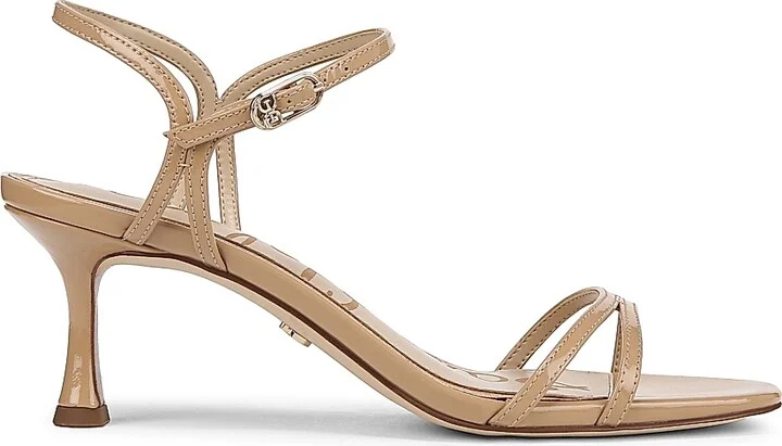 Women's Presley 65MM Leather Strappy Sandals - Sienna Tan - Size 5