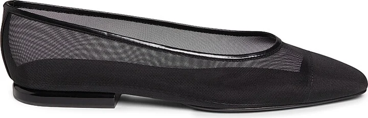 Women's Primula Mesh Ballerina Flats - Black - Size 6