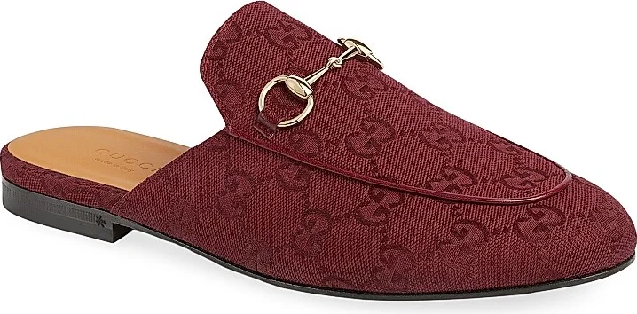 Women's Princetown Canvas Slippers - Rose - Size 6 - Image 2