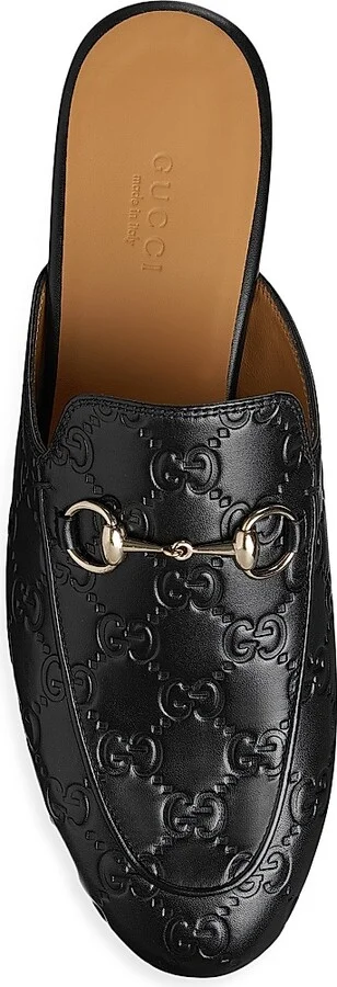Women's Princetown Horsebit GG Leather Slip-On Loafers - New Ivoire - Size 7 - Image 8