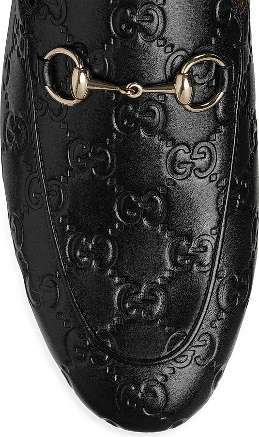 Women's Princetown Horsebit GG Leather Slip-On Loafers - New Ivoire - Size 7 - Image 9