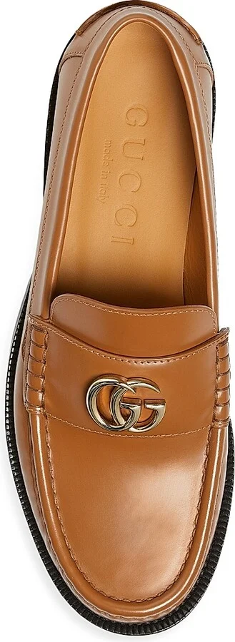 Women's Princetown Leather Loafer - Brown - Size 8 - Image 4