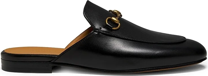 Women's Princetown Leather Slipper - Black - Size 5.5