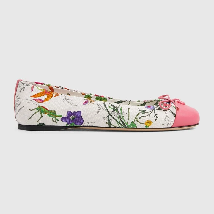Women's printed ballet flat