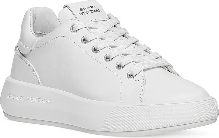 Women's Pro Sleek Leather Low-Top Sneakers - White - Size 11 - Image 2