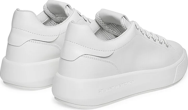 Women's Pro Sleek Leather Low-Top Sneakers - White - Size 11 - Image 3