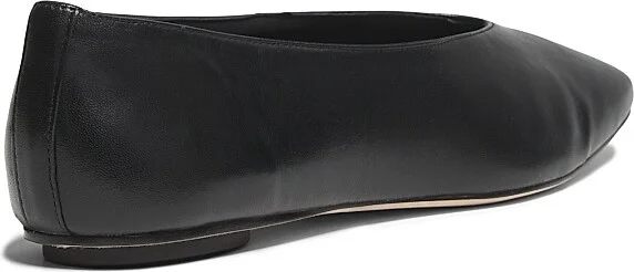 Women's Prudence Leather Ballet Flats - Black - Size 5 - Image 3