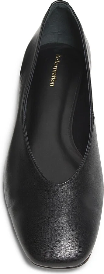 Women's Prudence Leather Ballet Flats - Black - Size 5 - Image 4