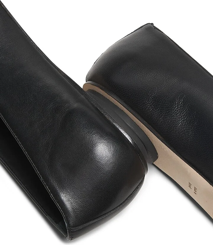 Women's Prudence Leather Ballet Flats - Black - Size 5 - Image 5