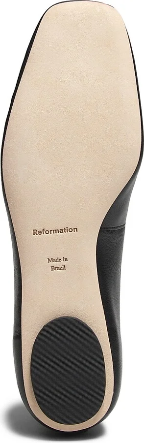 Women's Prudence Leather Ballet Flats - Black - Size 5 - Image 6