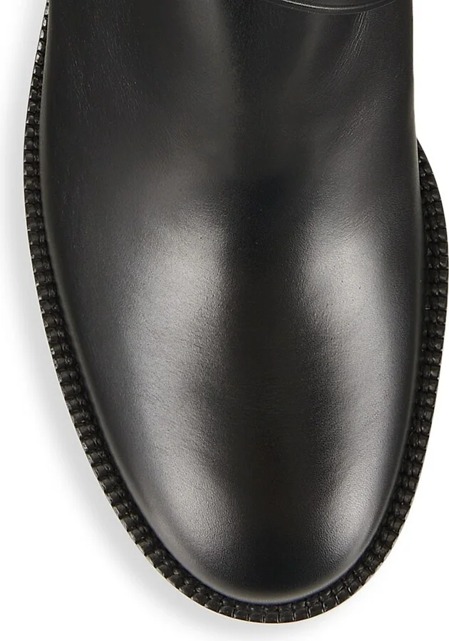 Women's Pryle House Check & Leather Ankle Boots - Black Arch - Size 5 - Image 4
