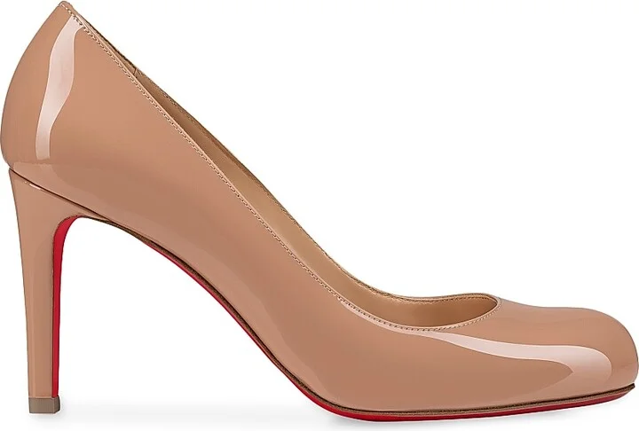 Women's Pumppie 85MM Patent Leather Pumps - Beige - Size 6