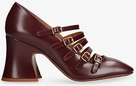 Womens Purple Janis 80 Leather Courts Eur 40 / 7 Uk Women