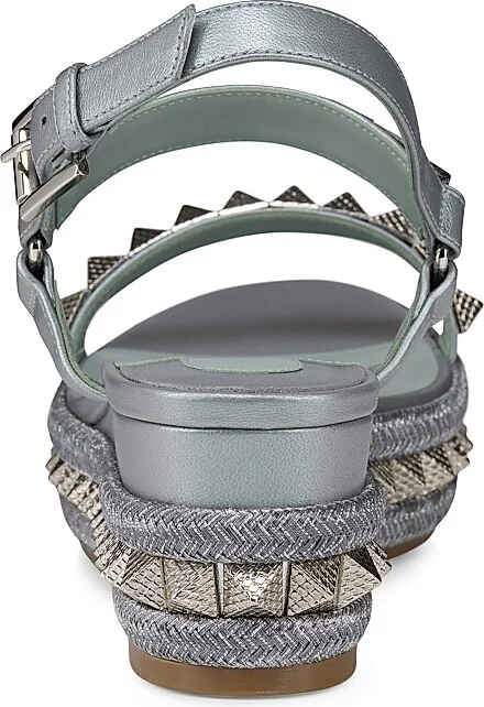 Women's Pyraclou 60MM Leather Platform Sandals - Manuka - Size 6 - Image 3