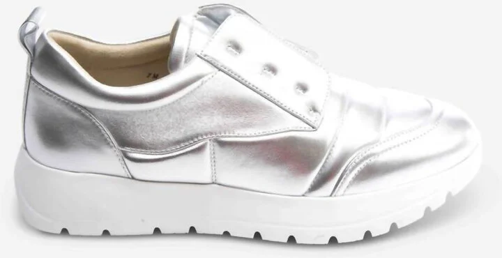 Women's Qual Platform Sneaker In Silver