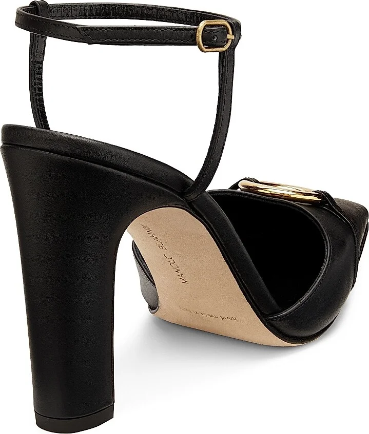 Women's Querelle Embellished Leather Pumps - Black - Size 8 - Image 3