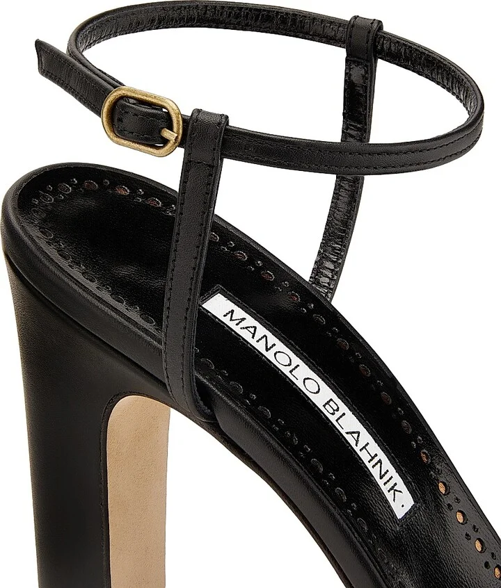 Women's Querelle Embellished Leather Pumps - Black - Size 8 - Image 5