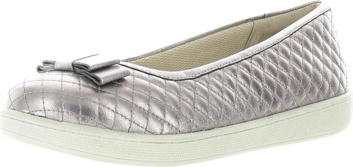 Womens Quilted Flat Shoes