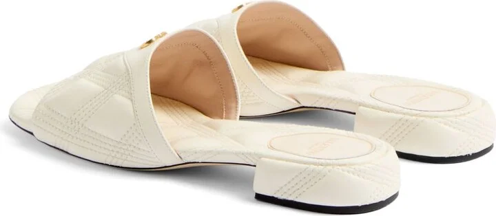 Women's Quiltie 67 Slide Sandal In 20Mm Quilted Nappa Leather - Image 2