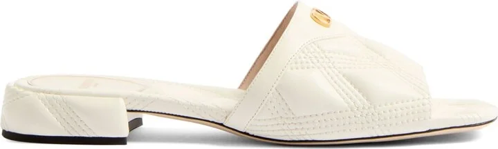 Women's Quiltie 67 Slide Sandal In 20Mm Quilted Nappa Leather