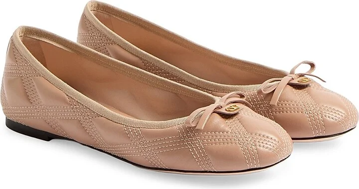 Women's Quiltie Ballerinas 67 in Quilted Nappa Leather - Black - Size 7 - Image 8