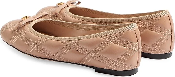 Women's Quiltie Ballerinas 67 in Quilted Nappa Leather - Black - Size 7 - Image 9