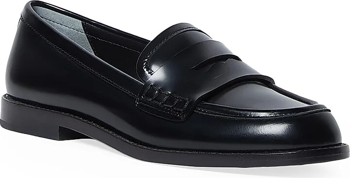 Women's Rachel Leather Penny Loafers - Black - Size 11 - Image 2