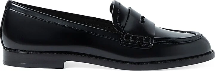 Women's Rachel Leather Penny Loafers - Black - Size 11