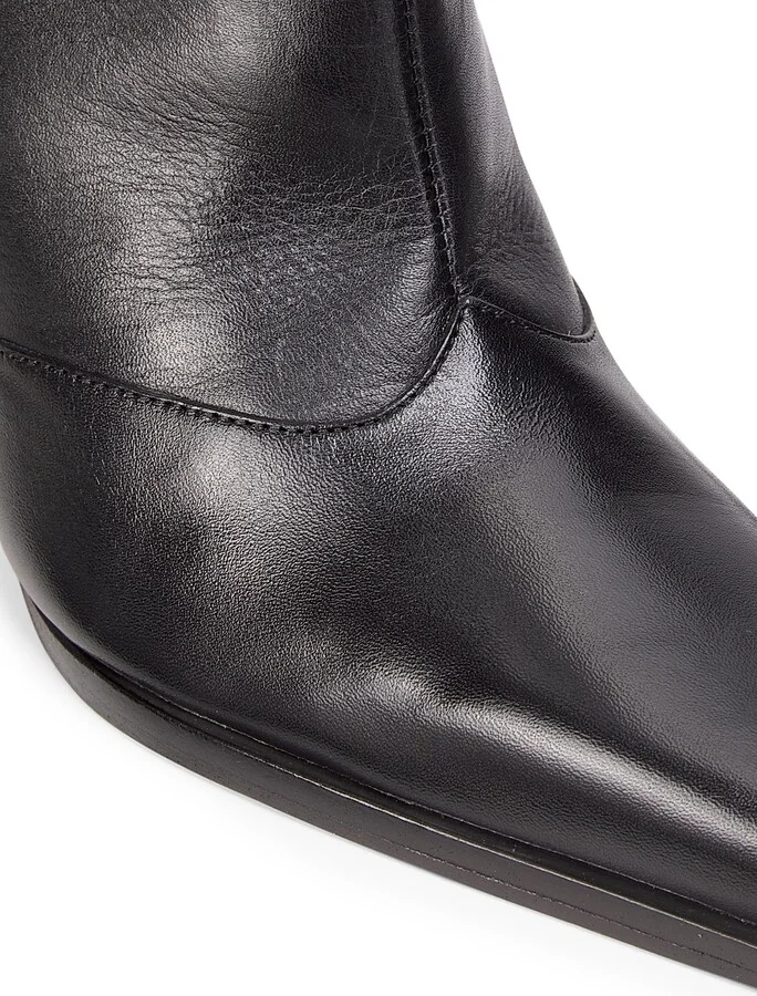 Women's Raffaela 90MM Leather Knee-High Boots - Black - Size 5 - Image 6