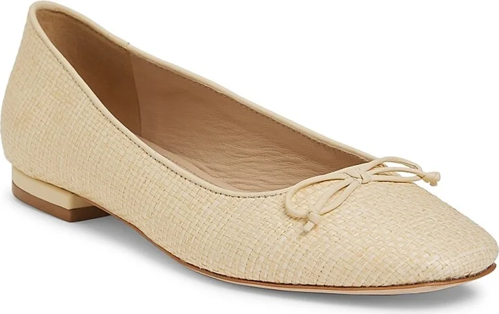 Women's Raffia Ballet Flats - Natural - Size 10.5 - Image 2