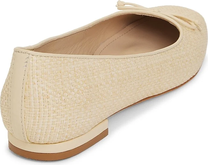 Women's Raffia Ballet Flats - Natural - Size 10.5 - Image 3